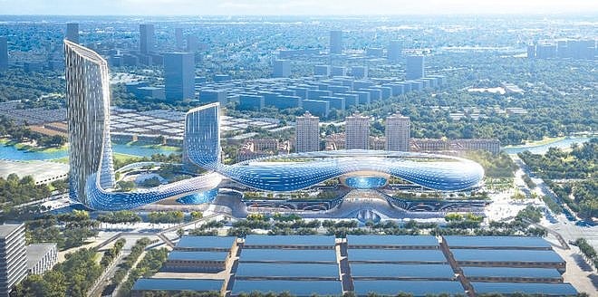 成都國(guó)際鐵路港進(jìn)出口商品展示交易中心項(xiàng)目正式開(kāi)工 邁向全球經(jīng)貿(mào)新樞紐